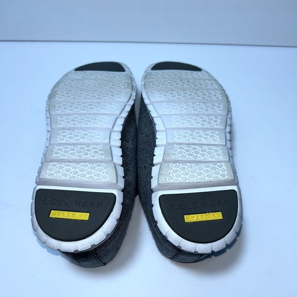 Cole Haan Zero Grand Sneakers Size 7 1/2 Gray Knit Oxford - Picture 7 of 8